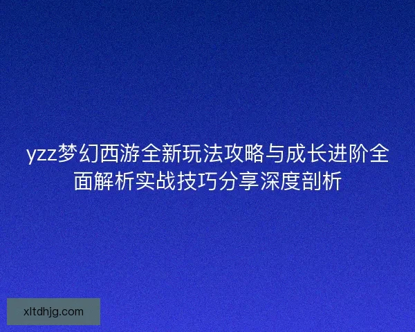yzz梦幻西游全新玩法攻略与成长进阶全面解析实战技巧分享深度剖析